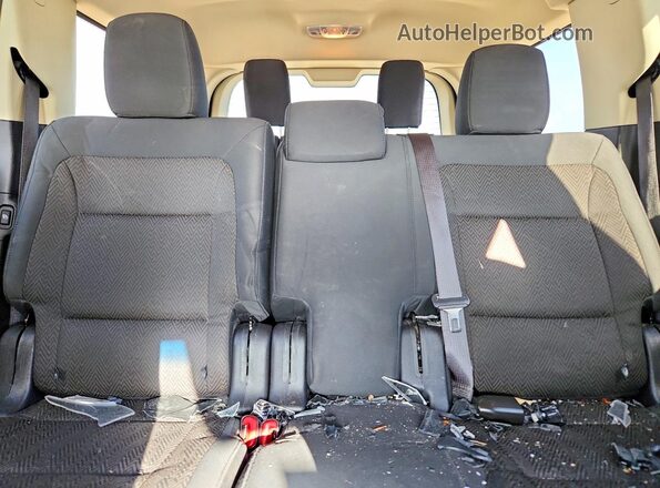 2FMGK5C84JBA19590 2018 FORD FLEX Gray უკანა სავარძლების ხედი