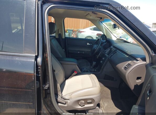 2FMGK5C84JBA21548 2018 FORD FLEX Black წინა სალონის ხედი