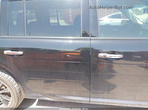 2FMGK5C84JBA21548 2018 FORD FLEX Black უკანა სალონის ხედი