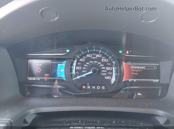 2FMGK5C84JBA21548 2018 FORD FLEX Black უკანა სავარძლების ხედი