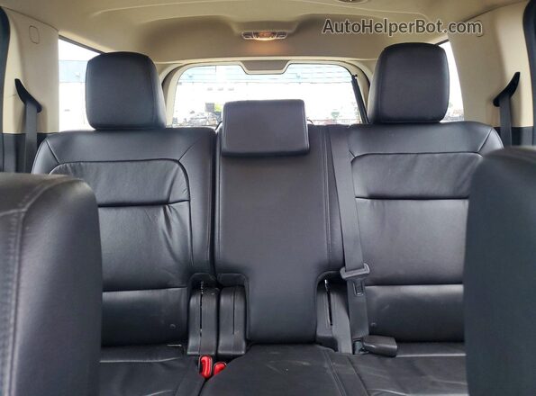 2FMGK5C84KBA02953 2019 FORD FLEX Maroon Vista de los asientos traseros