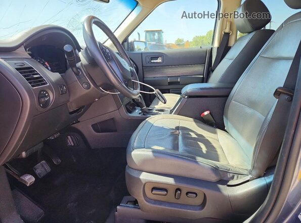 2FMGK5C84KBA07991 2019 FORD FLEX Blue Widok wnętrza z przodu