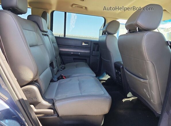 2FMGK5C84KBA07991 2019 FORD FLEX Blue Widok wnętrza z tyłu