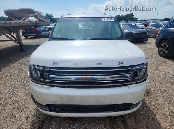 2FMGK5C84KBA33295 2019 FORD FLEX White Դիմացի տեսք