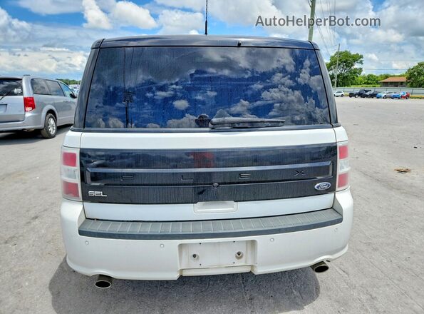 2FMGK5C85GBA24113 2016 FORD FLEX Белый Вид сзади
