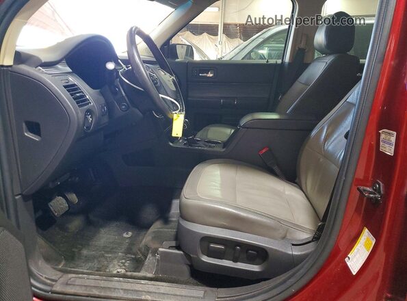 2FMGK5C85HBA07815 2017 FORD FLEX Red წინა სალონის ხედი