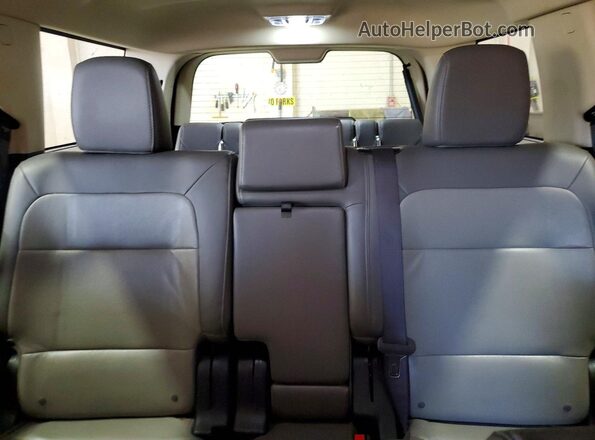 2FMGK5C85HBA07815 2017 FORD FLEX Red უკანა სავარძლების ხედი