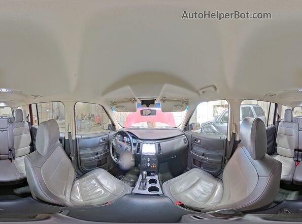2FMGK5C85HBA07815 2017 FORD FLEX Red სალონის 360-გრადუსიანი ხედი