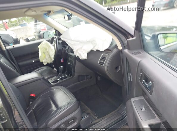 2FMGK5C85JBA18738 2018 FORD FLEX Gray Front interior view