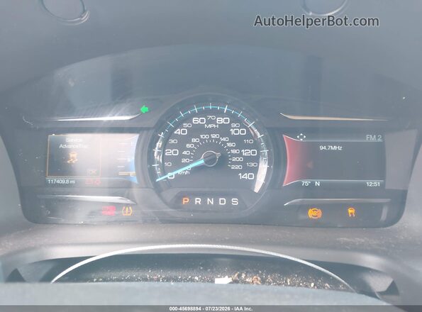 2FMGK5C85KBA25920 2019 FORD FLEX White Widok tylnych siedzeń
