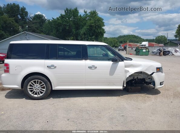 2FMGK5C85KBA25920 2019 FORD FLEX White Widok wnętrza 360 stopni