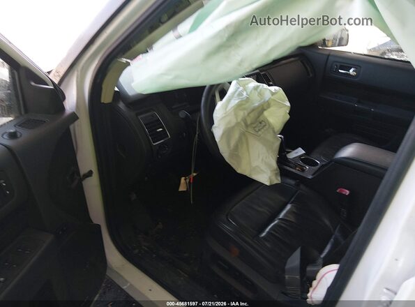 2FMGK5C86KBA17213 2019 FORD FLEX White Front interior view