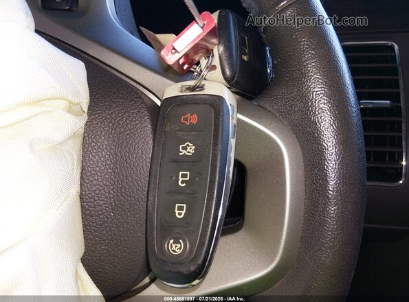 2FMGK5C86KBA17213 2019 FORD FLEX White Dashboard view