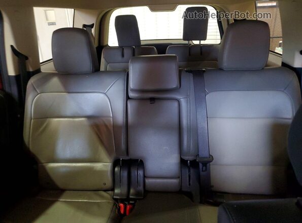 2FMGK5C86KBA36926 2019 FORD FLEX Burgundy Rear seats view
