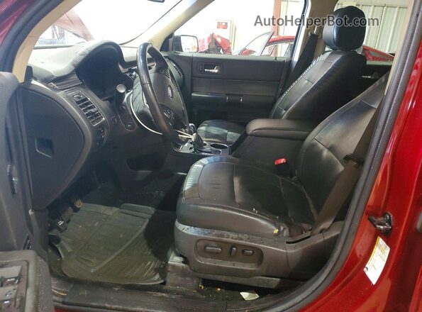 2FMGK5C86KBA36926 2019 FORD FLEX Burgundy Front interior view
