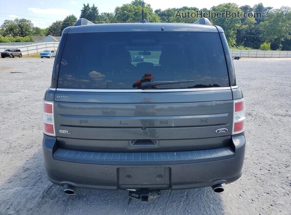 2FMGK5C87HBA05449 2017 FORD FLEX Gray Widok z tyłu