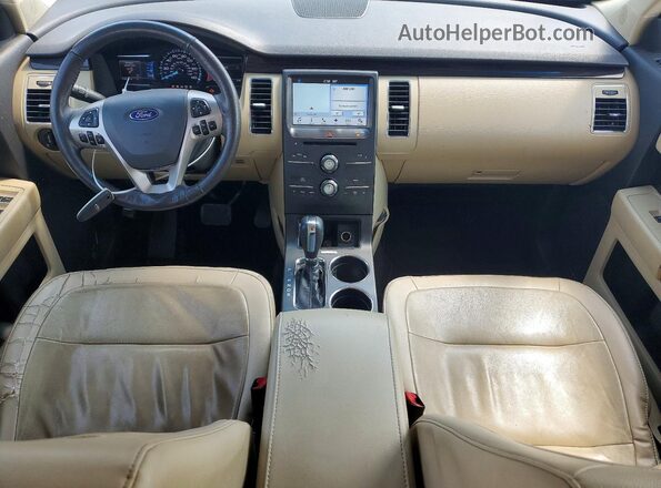 2FMGK5C87HBA05449 2017 FORD FLEX Gray Widok deski rozdzielczej