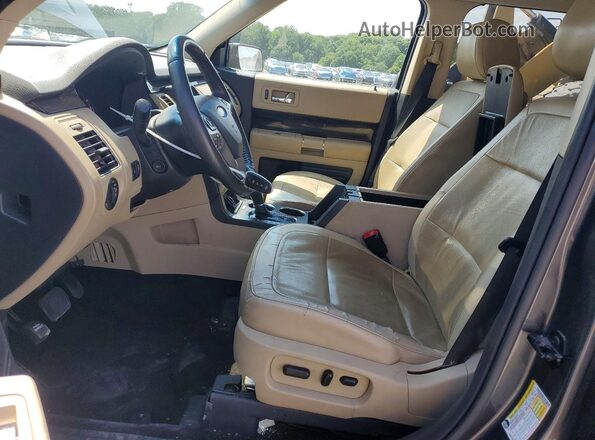 2FMGK5C87HBA05449 2017 FORD FLEX Gray Widok wnętrza z przodu