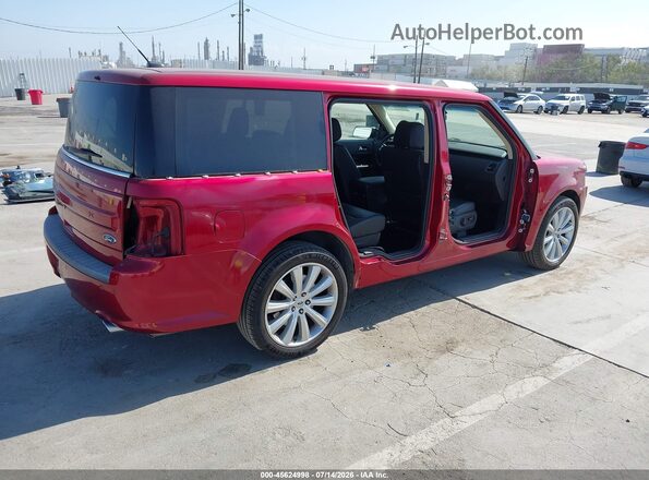 2FMGK5C87HBA05614 2017 FORD FLEX Burgundy Trasero derecho