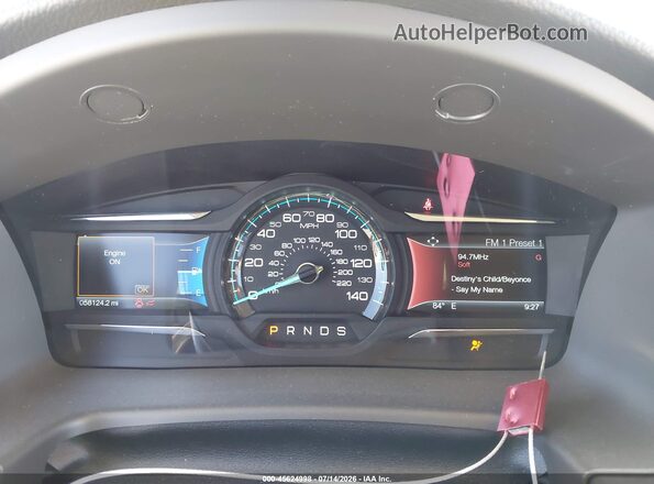 2FMGK5C87HBA05614 2017 FORD FLEX Burgundy Vista de los asientos traseros