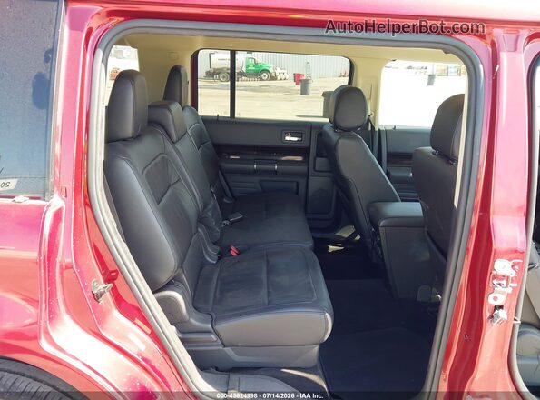 2FMGK5C87HBA05614 2017 FORD FLEX Burgundy Vista de la etiqueta del VIN