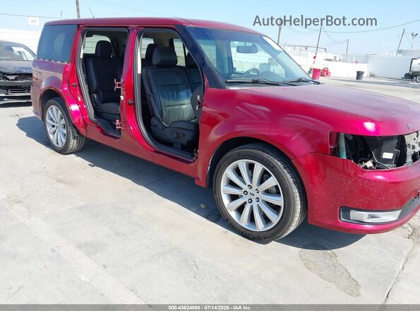 2FMGK5C87HBA05614 2017 FORD FLEX Burgundy Vista frontal