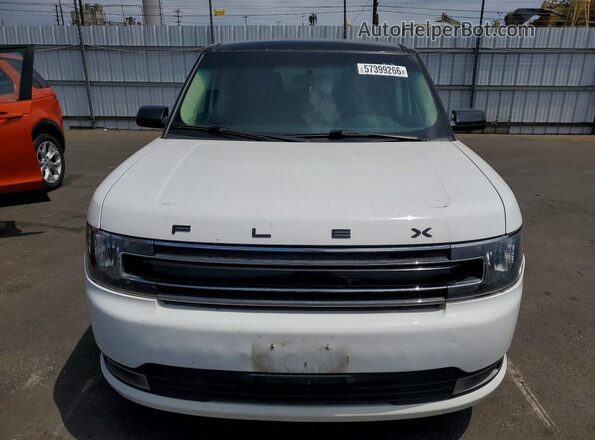 2FMGK5C88GBA22372 2016 FORD FLEX White Widok z przodu