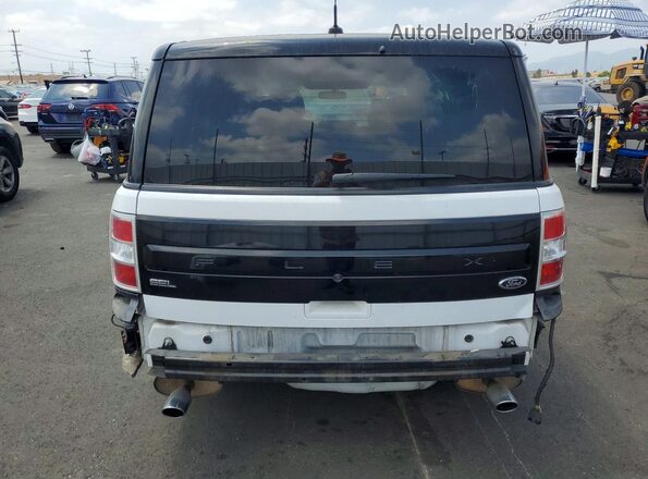 2FMGK5C88GBA22372 2016 FORD FLEX White Widok z tyłu