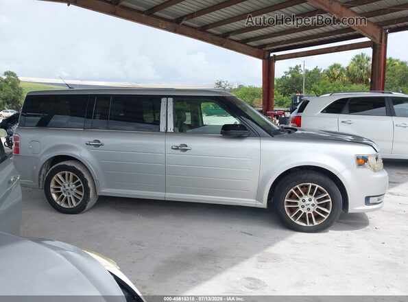 2FMGK5C88JBA14036 2018 FORD FLEX Silver Սալոնի հետևի տեսք