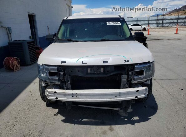 2FMGK5C88JBA22329 2018 FORD FLEX White Front view