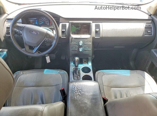 2FMGK5C88JBA22329 2018 FORD FLEX White Dashboard view