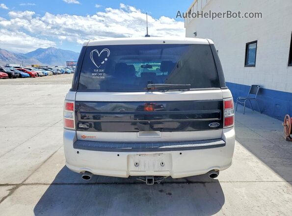2FMGK5C88JBA22329 2018 FORD FLEX White Rear view