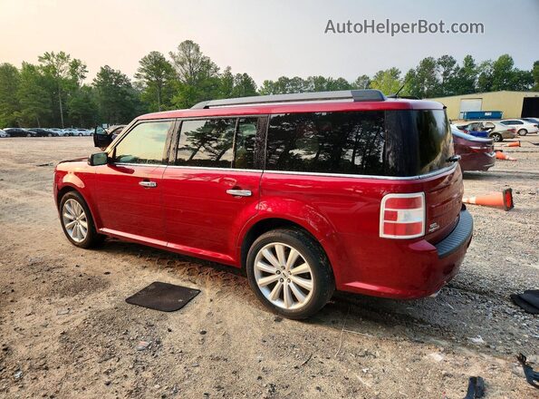 2FMGK5C88KBA10800 2019 FORD FLEX Red Trasero izquierdo