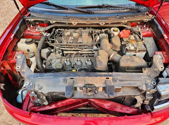 2FMGK5C88KBA10800 2019 FORD FLEX Red Vista interior trasera