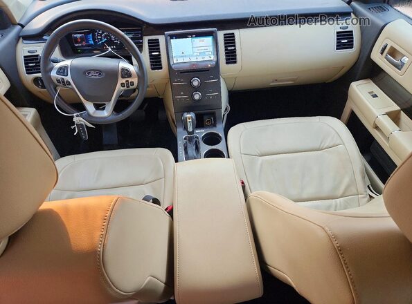 2FMGK5C88KBA10800 2019 FORD FLEX Red Vista del salpicadero