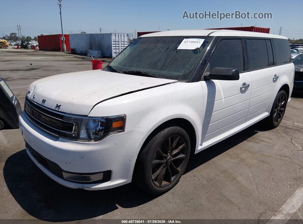 2FMGK5C88KBA33106 2019 FORD FLEX White Przód lewy