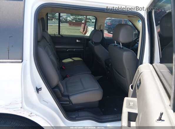 2FMGK5C88KBA33106 2019 FORD FLEX White Widok naklejki z numerem VIN