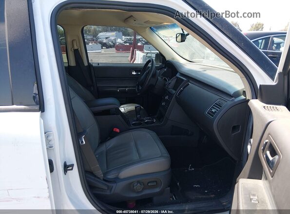 2FMGK5C88KBA33106 2019 FORD FLEX White Widok wnętrza z przodu