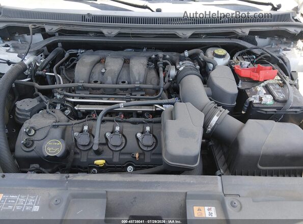 2FMGK5C88KBA33106 2019 FORD FLEX White Widok z tyłu