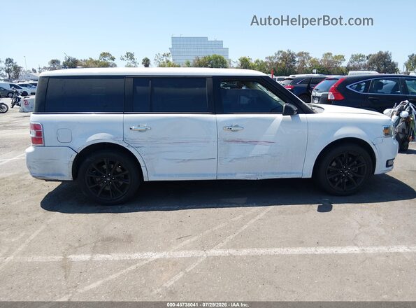 2FMGK5C88KBA33106 2019 FORD FLEX White Widok wnętrza z tyłu