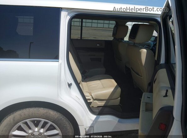 2FMGK5C89GBA07587 2016 FORD FLEX White Widok naklejki z numerem VIN