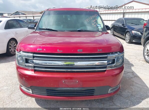 2FMGK5C89GBA10702 2016 FORD FLEX Red Սարքավորումների վահանակի տեսք