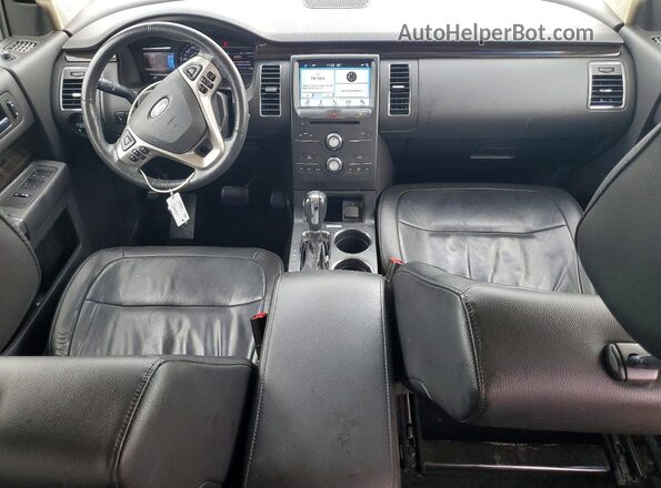 2FMGK5C89GBA19917 2016 FORD FLEX White Widok deski rozdzielczej