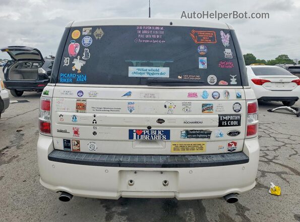2FMGK5C89GBA19917 2016 FORD FLEX White Widok z tyłu