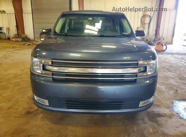 2FMGK5C89KBA05086 2019 FORD FLEX Blue Front view