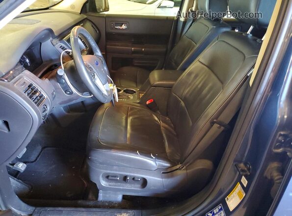 2FMGK5C89KBA05086 2019 FORD FLEX Blue Front interior view