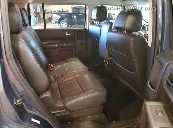 2FMGK5C89KBA05086 2019 FORD FLEX Blue Rear interior view