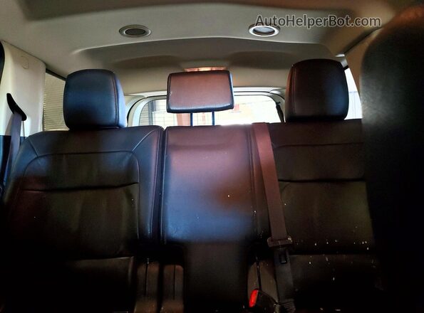 2FMGK5C89KBA05086 2019 FORD FLEX Blue Rear seats view