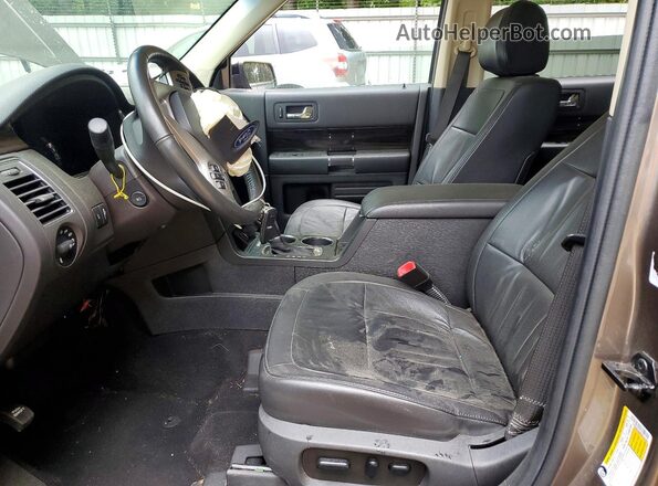 2FMGK5C89KBA13138 2019 FORD FLEX Gray Widok wnętrza z przodu