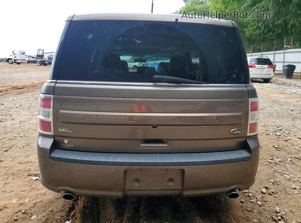 2FMGK5C89KBA13138 2019 FORD FLEX Gray Widok z tyłu